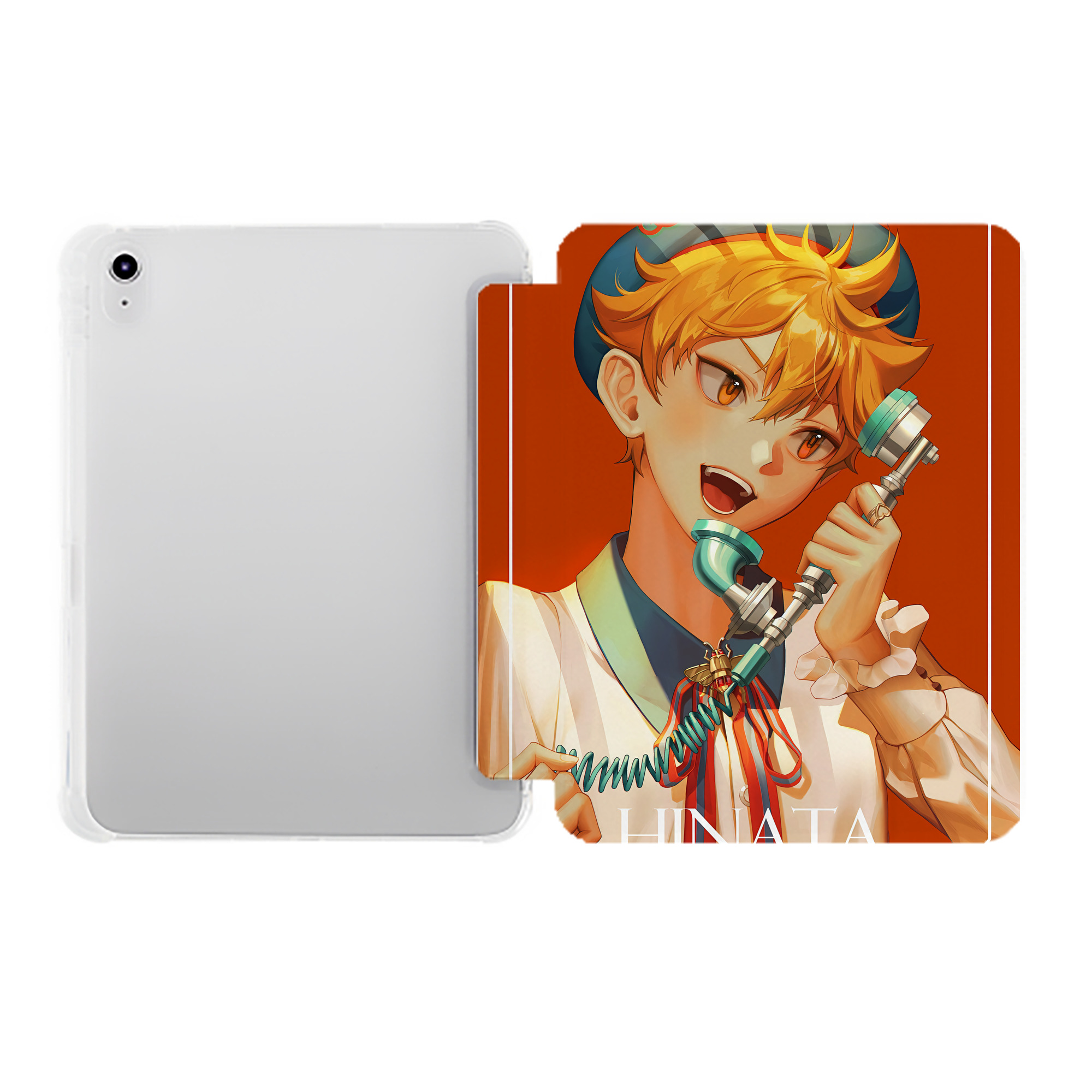 （画像用） ハイキュー!! Haikyu!! IPad ケース ペン収納付き 三つ折りスタンド PUレザー×シリコン 対応機種9.5/10.5/10.9インチ